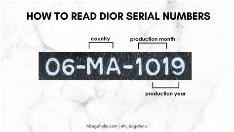 christian dior code|Christian Dior date codes.